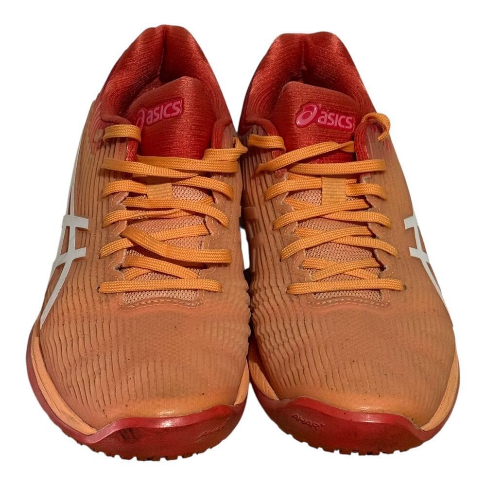 Asics Solution Speed FF Women's Tennis Shoes Size 7.5 Coral Peach 1042A002 - Picture 3 of 8